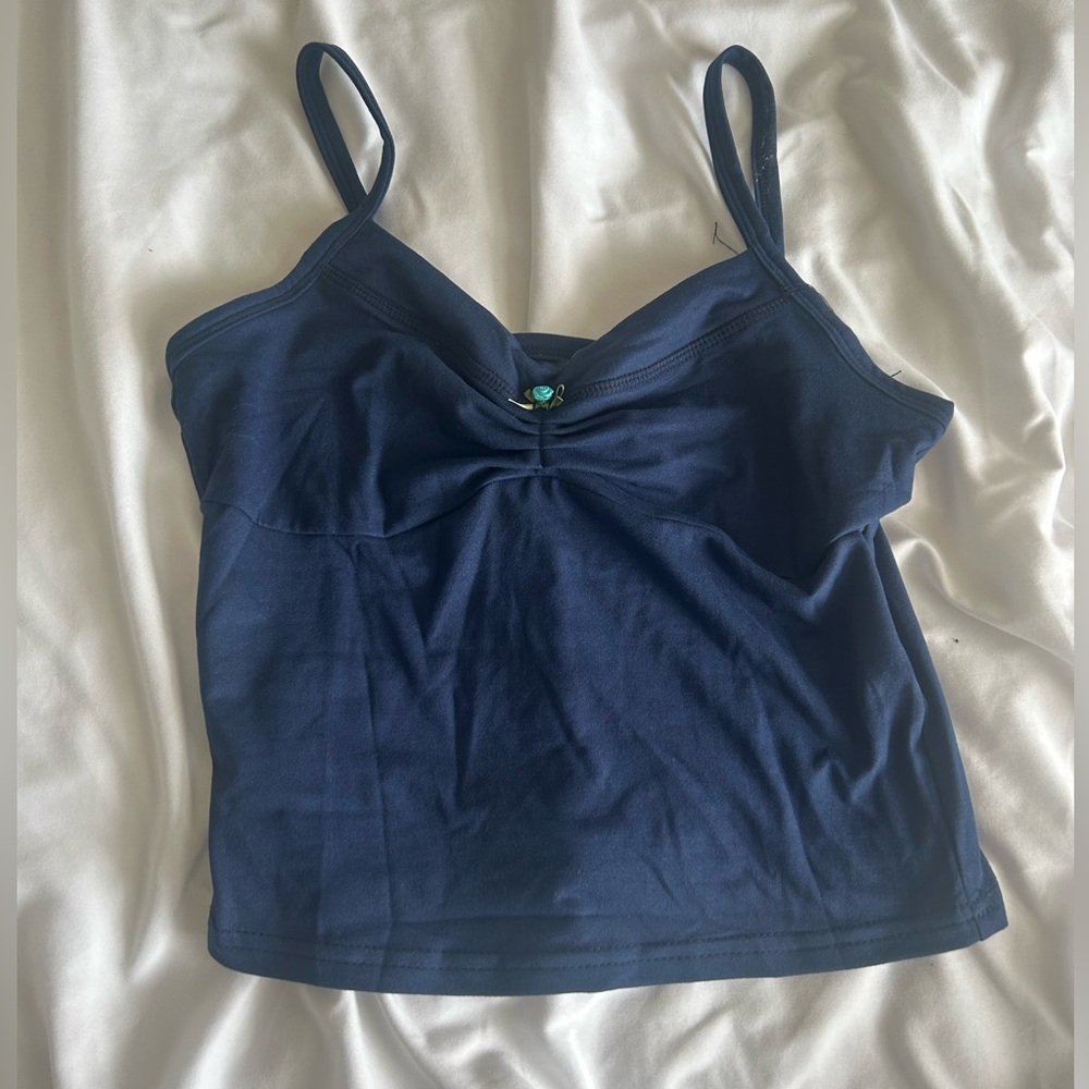 Navy blue tank top